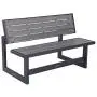 Lifetime 60253 Outdoor Convertible Bench, 55 Inch, Harbor Gray Lifetime 60253 Outdoor Convertible Bench, 55 Inch, Harbor Gray