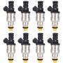 0280150943 822-12110 New Replacement Fuel Injectors Engine Part Fit for Ford 4.6L 5.0L 5.4L 5.8L - Set of 8 (Silver)