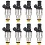 0280150943 822-12110 New Replacement Fuel Injectors Engine Part Fit for Ford 4.6L 5.0L 5.4L 5.8L - Set of 8 (Silver) 0280150943 822-12110 New Replacement Fuel Injectors Engine Part Fit for Ford 4.6L 5.0L 5.4L 5.8L - Set of 8 (Silver)