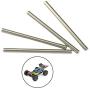 Colcolo 4pcs Remote Control Car, Metal Swing Arm Optical Axis ,for WLtoys 144001, Buggy Trucks DIY Parts