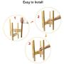 Plant Stand Indoor-Mid Century Plant Stand Adjustable Modern Plant Holder Bamboo fit 8 9 10 11 12 inches Pot Sizes