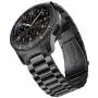 BaiHui Compatible with Galaxy Watch 46mm/Gear S3 Classic/Frontier Bands, Solid Stainless Steel Metal Replacement Strap for Galaxy Watch 46mm SM-R800 Smart Watch - Black BaiHui Compatible with Galaxy Watch 46mm/Gear S3 Classic/Frontier Bands, Solid Stainless Steel Metal Replacement Strap for Galaxy Watch 46mm SM-R800 Smart Watch - Black