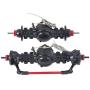 FairOnly Front/Rear Axle Differential Built-in Steel Gear Metal Alloy for RC Upgrade Parts 1/14 TAM-IYA Tow Drag Truck Front + Rear Toys