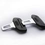 TUPOLIM Seat Belt Clip,Curved Sides Design,2 Pack,Universal Car Seat Belt Buckle Auto Metal Clip (Black)