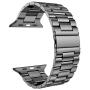 Fitlink Stainless Steel Metal Band for Apple Watch 38/40/42/44mm Replacement Link Bracelet Band Compatible with Apple Watch Series 6 Apple Watch Series 5 Apple Watch Series 1/2/3/4 (Grey, 38/40mm)