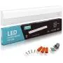 Hardwired LED Under Cabinet Task Lighting - 14 Watt, 21'', Dimmable, 5000K (Day Light), Wide Body, Long Lasting Metal Base with Frost Lens