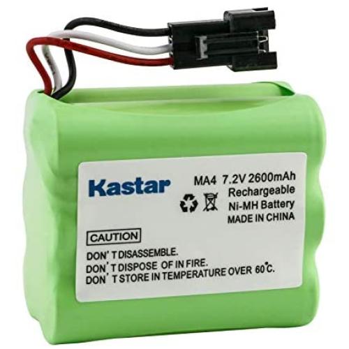 Kastar Rechargeable Ni-MH Battery 7.2V 2600mAh Replacement for TEAC BP-R1 R-1 BP-R12EU BP-R1EU BP-R2 R-2 BP-R3 R-3 BP-R5 R-5, Tivoli PAL iPAL PAL BT PAL+ Radio Audio MA4 / MA-4 PP-2 (3-Wire Plug)
