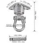 9M Stainless Steel 304 Load Thrust Bearing Swing Spreader, Heavy 360 +180 Degree Rotary Swing Spreader Wooden Playground Yoga Hammock Chair Rope sandbag Porch tire Web Swing Set Load 1500BL 9M Stainless Steel 304 Load Thrust Bearing Swing Spreader, Heavy 360 +180 Degree Rotary Swing Spreader Wooden Playground Yoga Hammock Chair Rope sandbag Porch tire Web Swing Set Load 1500BL