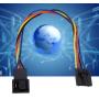 Wendry 5Pcs 5Pin to 4Pin Adapter Cable,4Pin Extension Cable Interface Connector Converter Dedicated Fan Cable for Dell