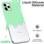 ESTPEAK Liquid Silicone Magnetic Case Compatible with iPhone 11 Pro 2019, [Built-in Metal Plate] Full Body Gel Rubber Soft Shockproof Drop Protective Cover Compatible with iPhone 11 Pro 5.8''