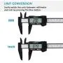 Digital Caliper, Adoric 0-6'' Calipers Measuring Tool - Electronic Micrometer Caliper with Large LCD Screen, Auto-Off Feature, Inch and Millimeter Conversion Digital Caliper, Adoric 0-6'' Calipers Measuring Tool - Electronic Micrometer Caliper with Large LCD Screen, Auto-Off Feature, Inch and Millimeter Conversion