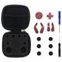 Replacement 12 Pieces in 1 - Metal Mod 6 Swap Thumbsticks Joysticks, Metal 4 Paddles & 2 Dpads with T8 Tool for Xbox One Elite Controller - Red
