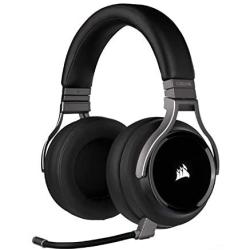 Corsair Virtuoso RGB Wireless Gaming Headset - High-Fidelity 7.1 Surround Sound w/Broadcast Quality Microphone - Memory Foam Earcups - 20 Hour Battery Life - Works with PC, PS5, PS4 – Carbon