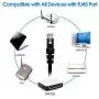 Rankie RJ45 Cat6 Snagless Ethernet Patch Cable, 5-Pack, 1 Foot, Black Rankie RJ45 Cat6 Snagless Ethernet Patch Cable, 5-Pack, 1 Foot, Black