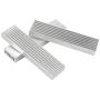 SamIdea 6-Pack 100x25x10mm Aluminium Heatsinks Heat Sink Module Cooler Fin Good Thermal Conductivity Cooling for Power Amplifier Transistor