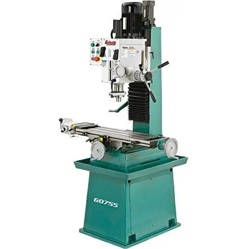 Grizzly Industrial G0755-10'' x 32'' 2 HP HD Mill/Drill with Stand and Power Feed Grizzly Industrial G0755-10'' x 32'' 2 HP HD Mill/Drill with Stand and Power Feed