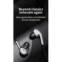 BLON BL-T3 in Ear Headphone, HiFi DJ in Ear Monitor, 11mm Composite Diaphragm Dynamic Drive Metal Earphone with Detachable Cable in Ear Earphone (No Mic, BL-T3 Silver)