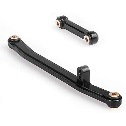 LCX Racing 1/24th RC Crawler Car CNC Machined Aluminum Steering Link Linkage Front Axle for Axial SCX24 AXI90081 AXI00001 AXI00002 AXI00004, Upgrades Parts Accessories