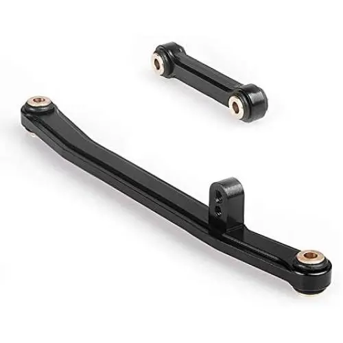 LCX Racing 1/24th RC Crawler Car CNC Machined Aluminum Steering Link Linkage Front Axle for Axial SCX24 AXI90081 AXI00001 AXI00002 AXI00004, Upgrades Parts Accessories