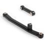 LCX Racing 1/24th RC Crawler Car CNC Machined Aluminum Steering Link Linkage Front Axle for Axial SCX24 AXI90081 AXI00001 AXI00002 AXI00004, Upgrades Parts Accessories