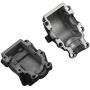 HONG YI-HAT Metal Wave Box Gear Box Upper and Lower Cover 144001-1254 Suitable for 1/14 WLtoys 144001 RC Car Spare Parts Spare Parts (Color : Black)