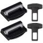 Pengxiaomei 2 pcs Car Seat Belt Clip,Universal Seat Belt Buckle and 2 pcs Seat Belt Clips,Auto Shoulder Neck Strap Positioner Clips
