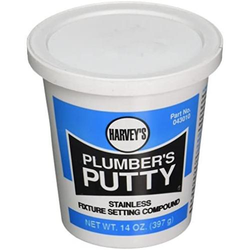 WM Harvey 043010 Professional Grade Plumbers Putty, 14 oz, Off-White