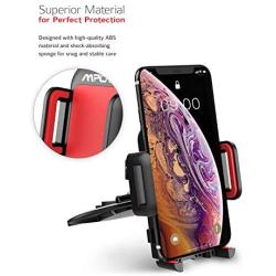 Mpow 051 Car Phone Mount, CD Slot Car Phone Holder, Car Mount with Three-Side Grips and One-Touch Design Compatible iPhone 12/12Mini/12Pro/12Pro Max/11 Series/XR/X/8/8Plus, Galaxy S10/20 Series/S9/S9+