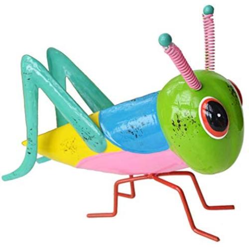GIFTME 5 Metal Yart Art Garden Statues Grasshopper Figurines for Outdoor Patio Yard Decorations Locust Decor,9.5 Inch Green GIFTME 5 Metal Yart Art Garden Statues Grasshopper Figurines for Outdoor Patio Yard Decorations Locust Decor,9.5 Inch Green