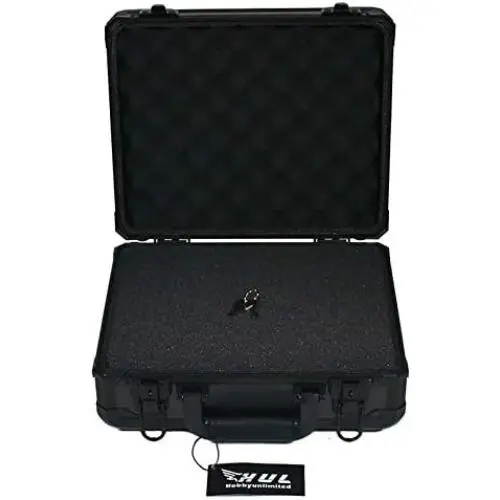 HUL 13in Aluminum Case with Customizable Pluck Foam Interior for Test Instruments Cameras Tools Parts and Accessories HUL 13in Aluminum Case with Customizable Pluck Foam Interior for Test Instruments Cameras Tools Parts and Accessories