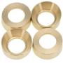 Tongina Pack of 4 1/24 RC Metal Wheel Rims Hubs for Axial SCX24 AXI90081 ,Crawler, Upgrade Parts