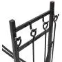 SSLine 30'' Metal Firewood Rack Log Holder with Tool Set Indoor Fireplace Wood Storage Rack Outdoor Deck Fire Wood Holder Organizer for Firepit Stove SSLine 30'' Metal Firewood Rack Log Holder with Tool Set Indoor Fireplace Wood Storage Rack Outdoor Deck Fire Wood Holder Organizer for Firepit Stove