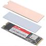 Easycargo Laptop M.2 Heatsink Kit, Copper Heat Sink + High Performance Nano Thermal pad 1mm 0.5mm for Cooling PC Laptop M2 2280 SSD NVMe (4-Set)