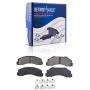 Detroit Axle - Brake Kit Replacement for 2012-2017 Ford F-150 - Front and Rear Rotor, Ceramic Brake Pad (Drilled and Slotted Performance)