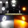 NTHREEAUTO 2'' Bullet 1157 LED Turn Signal Light, Motorcycle Running Light, Switchback Front Bulbs Compatible with Harley Street Glide, Sportster, Road King NTHREEAUTO 2'' Bullet 1157 LED Turn Signal Light, Motorcycle Running Light, Switchback Front Bulbs Compatible with Harley Street Glide, Sportster, Road King