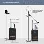 Metal Wireless Receiver, Phenyx Pro UHF Wireless Microphone System With 2 Bodypacks, 2 Lapels and 2 Headsets, Fixed Frequency, 16 Hrs Long Battery Life, Ideal for Church, Outdoor Events (PTU-51D) Metal Wireless Receiver, Phenyx Pro UHF Wireless Microphone System With 2 Bodypacks, 2 Lapels and 2 Headsets, Fixed Frequency, 16 Hrs Long Battery Life, Ideal for Church, Outdoor Events (PTU-51D)