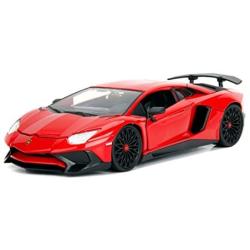 Jada 1:24 W/B - Metals - Hyper-Spec - Lamborghini Aventador SV (Gloss Red)