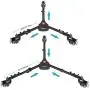 Neewer Photography Tripod Dolly, Heavy Duty with Larger 3-inch Rubber Wheels, Adjustable Leg Mounts and Carry Bag for Tripods, Light Stands for Photo Video Lighting, Load up to 50 pounds Neewer Photography Tripod Dolly, Heavy Duty with Larger 3-inch Rubber Wheels, Adjustable Leg Mounts and Carry Bag for Tripods, Light Stands for Photo Video Lighting, Load up to 50 pounds