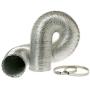 GE FLEXIBLE METAL DRYER TRANSITION DUCT 8ft PM08X10085
