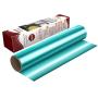 Firefly Craft Elastic Foil Aqua Heat Transfer Vinyl Sheet | Metallic Aqua HTV Vinyl | Foil Aqua Iron On Vinyl for Cricut and Silhouette | Mirror Style Heat Press Vinyl for Shirts - 12'' x 20'' Sheet