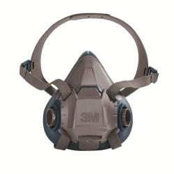 3M Rugged Comfort Half Facepiece Reusable Respirator 6503/49491, Large