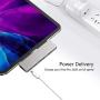 USB C Hub for iPad Pro 12.9'' 2020 ,iPad Air 4,6-in-1 Adapter for iPad Pro 11'' 2018 with 4K HDMI,3.5mm Headphone Jack with Volume Control,USB C PD Charging&Data,USB C Earphone Jack,USB 3.0