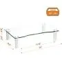 2 Pack Computer Monitor Riser with Height Adjustable Multi Media Desktop Stand for Flat Screen LCD LED TV, Laptop/Notebook/Xbox One