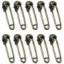 Mystart 20 Pieces Punk Skull Head Connectors Charms DIY Handmade Alloy Crafts Accessories (Antique Bronze)