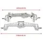 Ky-RC Metal Front and Rear Portal Axles for 1/10 RC Crawler Car Axial SCX10 III Axle Upgrade Part (Silvery) Ky-RC Metal Front and Rear Portal Axles for 1/10 RC Crawler Car Axial SCX10 III Axle Upgrade Part (Silvery)