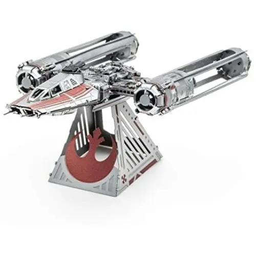 Fascinations Metal Earth Star Wars Rise of Skywalker Zoriis Y-Wing Fighter 3D Metal Model Kit Fascinations Metal Earth Star Wars Rise of Skywalker Zoriis Y-Wing Fighter 3D Metal Model Kit