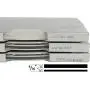 Universal TFX 0004011 - Auto Customizing Dual Pinstripe - 4/16'' x 150 (1/8” Stripe, 1/16'' Gap, Then 1/16” Stripe) - 011-Ultra Metallic Black