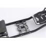 RZXYL Carbon Fiber and Metal Crawler RC Car Chassis Frame Kit for Axial SCX10 / D90 1/10 Scale RC Model Crawler