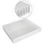 Aluminum Heat Sink Heatsink Module Cooler Fin for High Power Transistor Semiconductor Devices with 16 Pieces fins 120mmx 100mm x 18mm (2 Pieces)