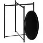 HollyHOME Tray Metal End Table, Sofa Table Small Round Side Tables, Anti-Rust and Waterproof Outdoor & Indoor Snack Table, Accent Coffee Table,(H) 20.28'' x(D) 16.38'', Frosted Black HollyHOME Tray Metal End Table, Sofa Table Small Round Side Tables, Anti-Rust and Waterproof Outdoor & Indoor Snack Table, Accent Coffee Table,(H) 20.28'' x(D) 16.38'', Frosted Black